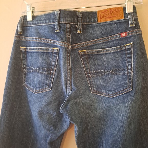 Lucky Brand Dark Wash Mid Rise Straight Leg Denim Jeans - Womens Size 2 | 26 - Picture 9 of 11